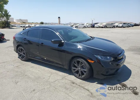 2020 Honda Civic Sport from USA, damaged, VIN 19XFC2F85LE207182